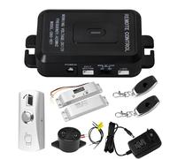 AccessShield Système de contrôle d'accès intelligent AccessShield avec télécommande 2 pièces, bouton de commutation de porte, serrure électrique pour maison/hôtel/bureau