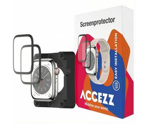 Accezz 2x Protecteur d'écran avec applicateur pour Apple Watch Series 4-6 / SE - 44 mm