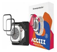 Accezz 2x Protecteur d'écran avec applicateur pour Apple Watch Series 7-9 - 45 mm