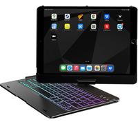 Accezz 360 Slim Keyboard Bookcase QWERTY pour l'iPad 10.2 pouces (2019/2020/2021) / iPad Pro 10.5 (2017) - Noir