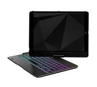 Accezz Bookcase clavier 360 Slim QWERTY pour Apple iPad 9 (2021) 10.2 pouces / iPad 8 (2020) 10.2 pouces / iPad 7 (2019) 10.2 pouces - QWERTY / NL - Noir