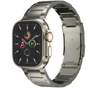 Accezz Bracelet en acier Titane mat pour Apple Watch | 44/45/46/49 mm - Titanium