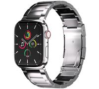 Accezz Accezz Bracelet en acier Titane mat Watch Series 1 t/m 9 / SE (38/40/41 mm) | Series 10 / 11 (42 mm) Argent Argent