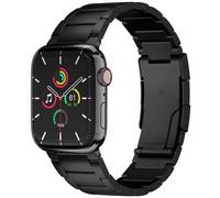 Accezz Accezz Bracelet en acier Titane mat Watch Series 1 t/m 9 / SE (38/40/41 mm) | Series 10 / 11 (42 mm) Noir Noir