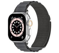 Accezz Bracelet en nylon Alpine pour Apple Watch | 44/45/46/49 mm - Dark Grey