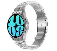 Accezz Bracelet Steel pour Samsung Galaxy Watch 4 / 5 / 6 / 7 / FE (20 mm) - Argent