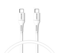 Accezz Câble USB-C vers USB-C - 0,2 mètres - Blanc