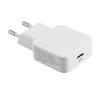 Accezz Accezz Chargeur GaN Ultra Slim USB-C 20 W Blanc Blanc