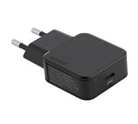 Accezz Accezz Chargeur GaN Ultra Slim USB-C 20 W Noir Noir