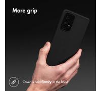 Accezz Coque Couleur pour Samsung Galaxy A33 - Noir