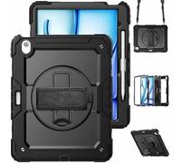 Accezz Coque arrière Defender XT pour Apple iPad Air 13 pouces (2026) M4 / (2025) M3 / (2024) M2 - Noir