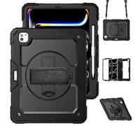 Accezz Accezz Coque arrière Defender XT pour iPad Pro 13 (2025) M5 / (2024) M4 Noir Noir