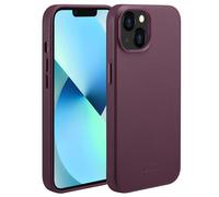 Coque pour iPhone 13 Cuir véritable Heath Purple