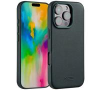 Coque pour iPhone 16 Pro Cuir véritable Cedar Vert