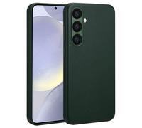 Accezz Accezz Coque arrière en cuir avec MagSafe Samsung Galaxy S24 Plus Cedar Green Vert foncé