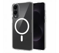 Accezz Coque arrière Xtreme Impact avec MagSafe pour Samsung Galaxy S25 Edge - Transparent