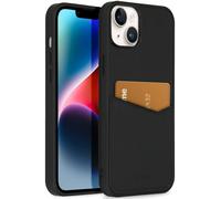 Coque pour iPhone 14 Plus Cuir véritable Noir