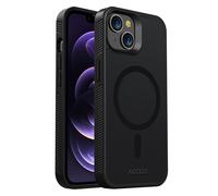 Accezz Accezz Coque Givrée Robuste avec MagSafe pour iPhone 14 Noir Noir