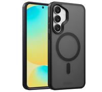 Accezz Accezz Coque Givrée Robuste avec MagSafe Samsung Galaxy S25 FE Noir Noir