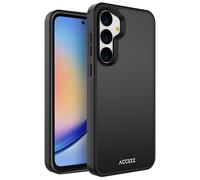 Accezz Coque Givrée Robuste pour Samsung Galaxy A35 - Noir