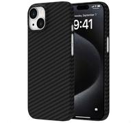 Accezz Coque Kevlar® MagSafe pour Apple iPhone 15 - Noir