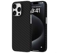 Accezz Coque Kevlar® MagSafe pour Apple iPhone 15 Pro - Noir