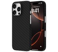 Accezz Coque Kevlar® MagSafe pour Apple iPhone 16 Pro Max - Noir