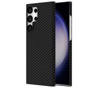 Accezz Coque Kevlar® MagSafe pour Samsung Galaxy S23 Ultra - Noir