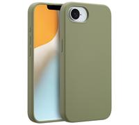 Accezz Coque Liquid Silicone avec MagSafe pour Apple iPhone 16e - Cooper Green