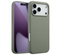 Accezz Coque Liquid Silicone avec MagSafe pour Apple iPhone 17 Pro Max - Cooper Green