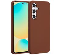 Accezz Accezz Coque Liquid Silicone avec MagSafe pour Samsung Galaxy S24 FE New Tea Brown Marron
