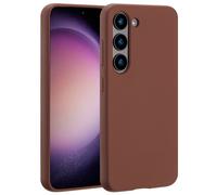 Accezz Accezz Coque Liquid Silicone avec MagSafe Samsung Galaxy S23 New Tea Brown Marron