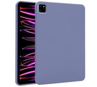 Accezz Accezz Coque Liquid Silicone avec porte-stylet iPad Pro 11 (2022 / 2021 / 2020 / 2018) Lila Lilas