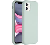 Accezz Accezz Coque Liquid Silicone iPhone 11 Sky Blue Bleu clair