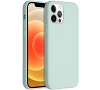 Accezz Coque Liquid Silicone pour Apple iPhone 12 (Pro) - Sky Blue