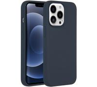 Accezz Coque Liquid Silicone pour Apple iPhone 13 Pro - Bleu foncé