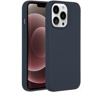 Accezz Accezz Coque Liquid Silicone pour iPhone 13 Pro Max Bleu foncé Bleu foncé