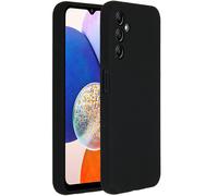 Accezz Coque Liquid Silicone pour Samsung Galaxy A14 (5G) - Noir