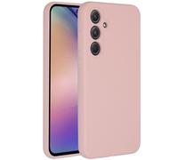 Accezz Accezz Coque Liquid Silicone pour Samsung Galaxy A55 Rose Rose