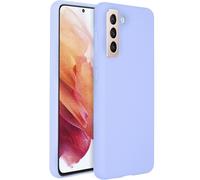 Accezz Coque Liquid Silicone pour Samsung Galaxy S21 - Violet