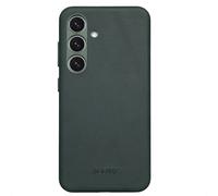 Accezz Coque MagSafe en cuir vintage pour Samsung Galaxy S24 / S25 - Smokey Green