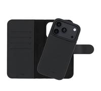 Accezz Accezz Coque portefeuille Edge amovible avec MagSafe iPhone 18 Pro / 17 Pro Noir Noir