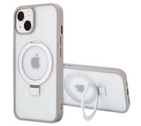 Accezz Accezz Coque Ring Stand avec MagSafe iPhone 13 Gris Gris