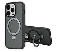 Accezz Coque Ring Stand avec MagSafe pour iPhone 14 Pro - Noir