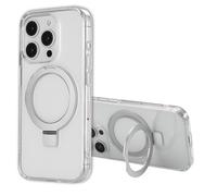 Accezz Coque Ring Stand avec MagSafe pour Apple iPhone 15 Pro - Transparent