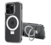 Accezz Coque Ring Stand avec MagSafe pour Apple iPhone 16 Pro Max - Transparent