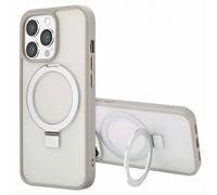 Accezz Coque Ring Stand avec MagSafe pour Apple iPhone 13 Pro Max - Gris