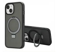 Accezz Coque Ring Stand avec MagSafe pour Apple iPhone 15 Pro - Noir