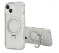 Accezz Accezz Coque Ring Stand avec MagSafe pour iPhone 15 Transparent Transparent