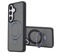 Accezz Accezz Coque Ring Stand avec MagSafe pour Samsung Galaxy S26 Noir Noir